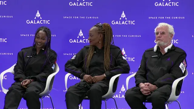 Ana Mayers, Keisha Schahaff  and Jon Goodwin speak during a press conference