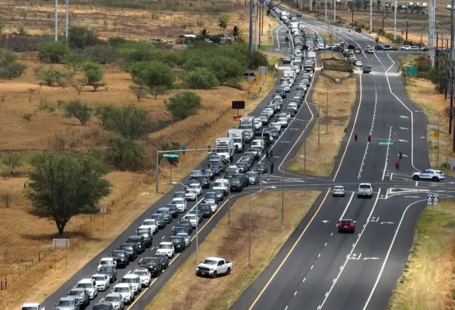 cars in a line