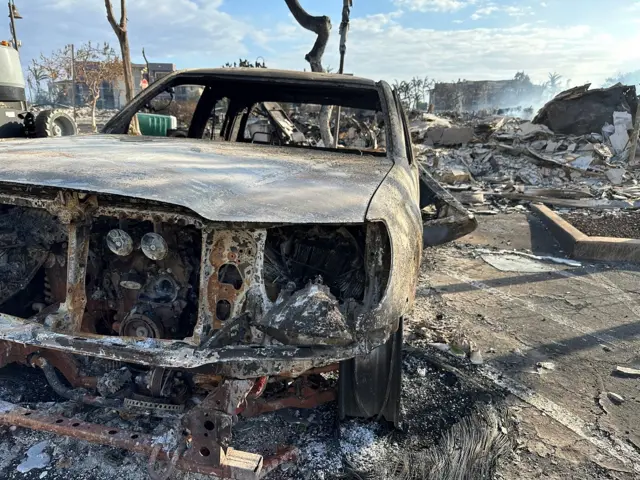 The wildfire burned so hot that some vehicles exploded from the heat