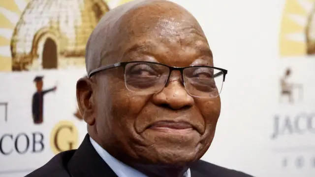 Former South African president Jacob Zuma