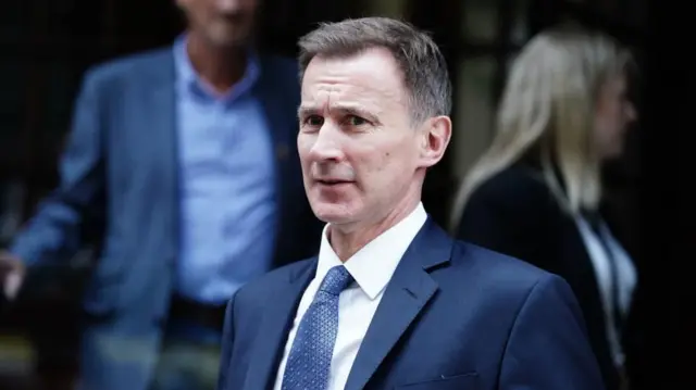 Chancellor of the Exchequer Jeremy Hunt