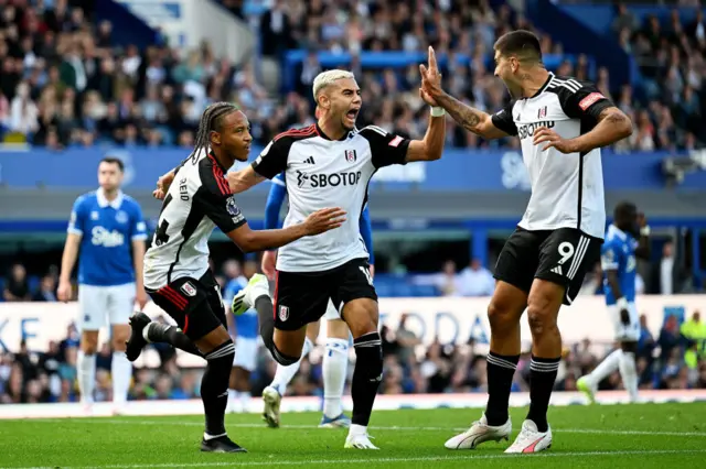 Fulham celebrate