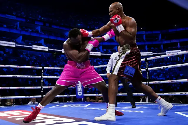 Gerald Washington and Derek Chisora