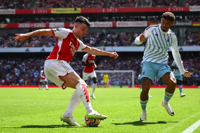 Declan Rice and Morgan Gibbs-White