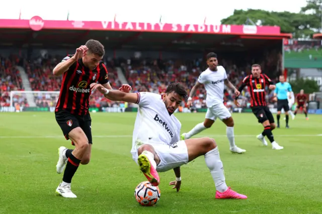 Lucas Paqueta and Ryan Christie