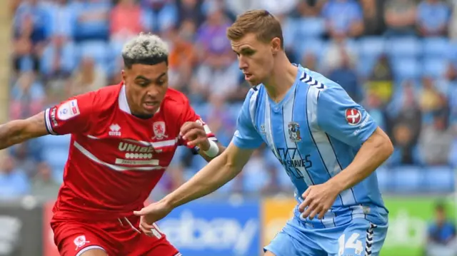 Coventry v Middlesbrough