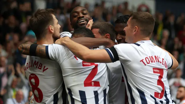 West Brom celebrate