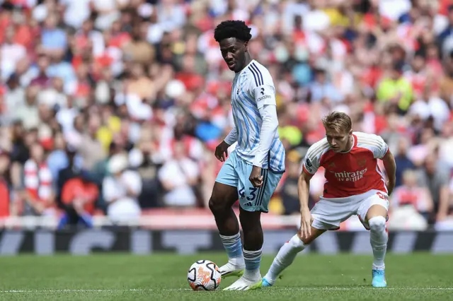 Ola Aina and Martin Odegaard