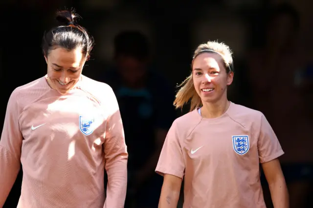 Lucy Bronze and Jordan Nobbs