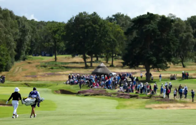 Women's Open general view of Walton Heath course