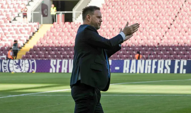 Rangers boss Michael Beale