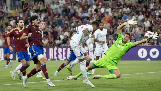 FT: Servette 1-1 Rangers (agg 2-3)