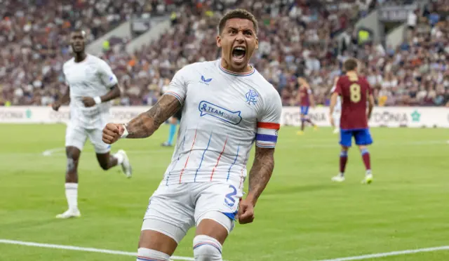 Tavernier celebrating