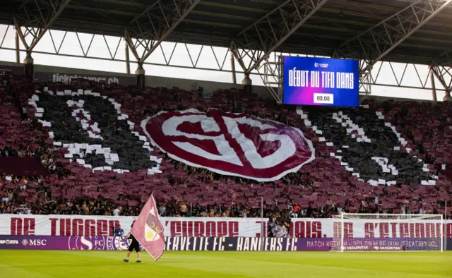 Servette 0-0 Rangers (agg 1-2)