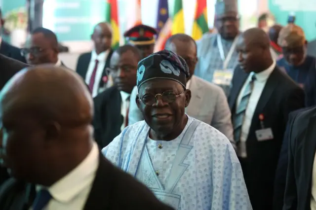 President of Nigeria Bola Ahmed Tinubu