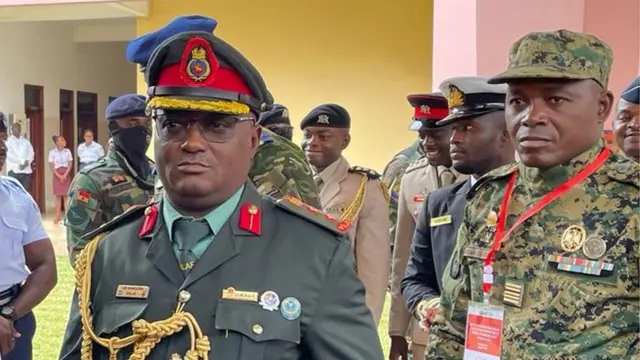 West African army chiefs.