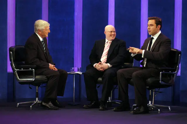 Michael Parkinson interviewing Matt Lucas and David Walliams