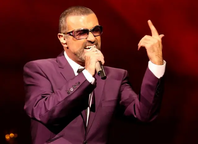 George Michael performing in Vienna