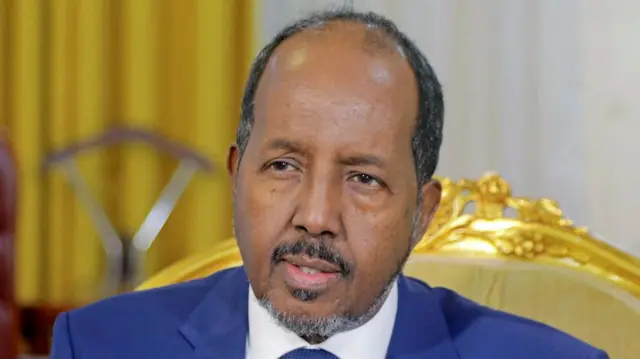 Somalia's president, Hassan Sheikh Mohamud