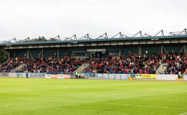 Fans fill Forthbank