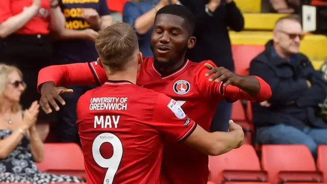 Charlton celebrate