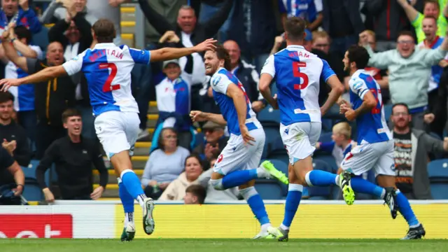 Blackburn celebrate