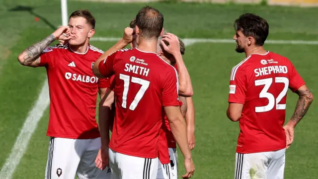 Salford celebrate