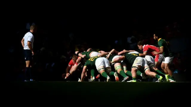 Wales South Africa scrum