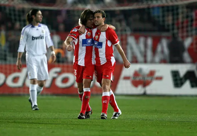 Almeria v Real Madrid in 2008