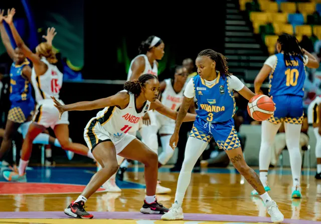 Destiney Philoxy scores the average 16 points per game for Rwanda