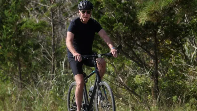 Biden cycling