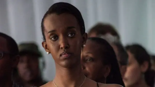 Rwanda's President Paul Kagame's daughter Ange in 2017