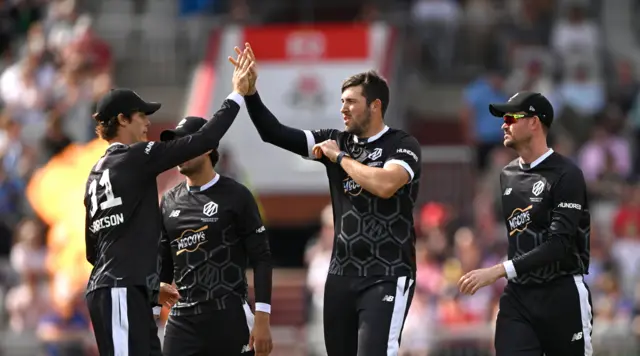 Jamie Overton celebrates