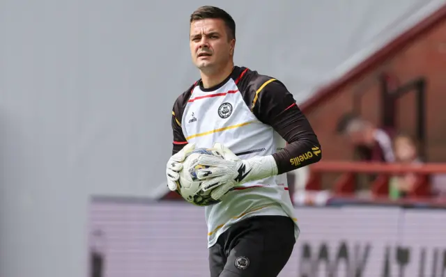 Partick Thistle goalkeeper David Mitchell