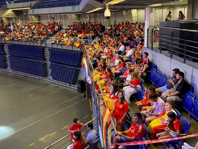 Spain fans in Madrid