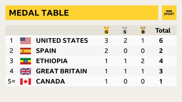 Medal table