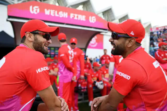 Shaheen Afridi and Haris Rauf, Welsh Fire