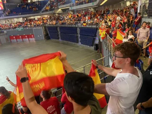 Spain fans in Madrid