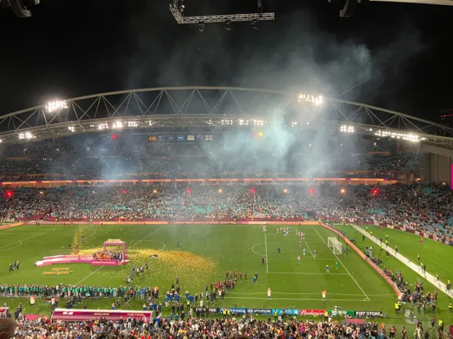 England lap of honour