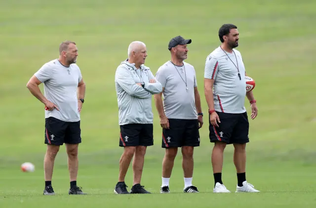 Wales coaching team