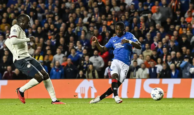 FT: Rangers 2-2 PSV Eindhoven