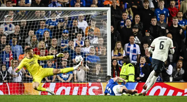 FT: Rangers 2-2 PSV Eindhoven