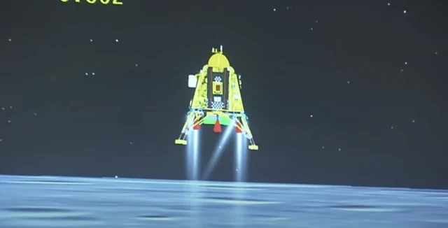 Visualisation from Isro footage