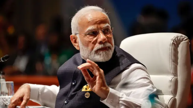 Indian PM Narendra Modi at the Brics summit in Johannesburg