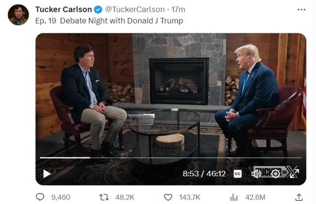 Trump and Carlson