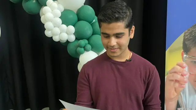 Aarool opening his results