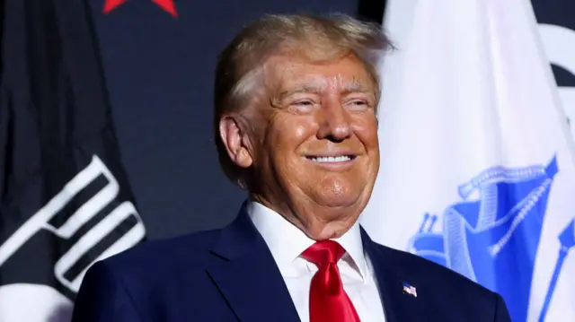 Donald Trump smiling