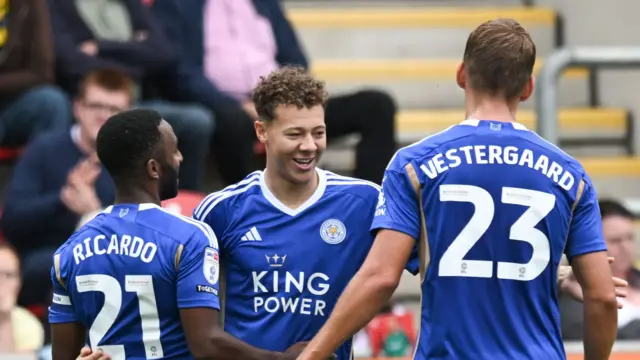 Leicester celebrate