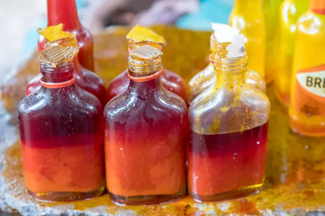 Palm oil in Liberia.