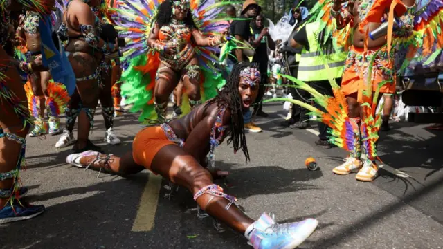 Performers at carnival